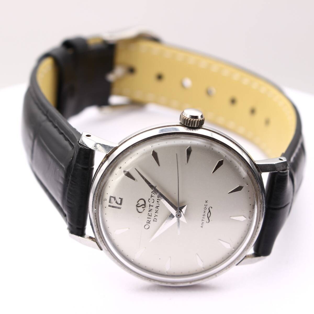ORIENT STAR Dynamic Hand Winding Men’s Watch Silver Dial Japan Vintage Revival