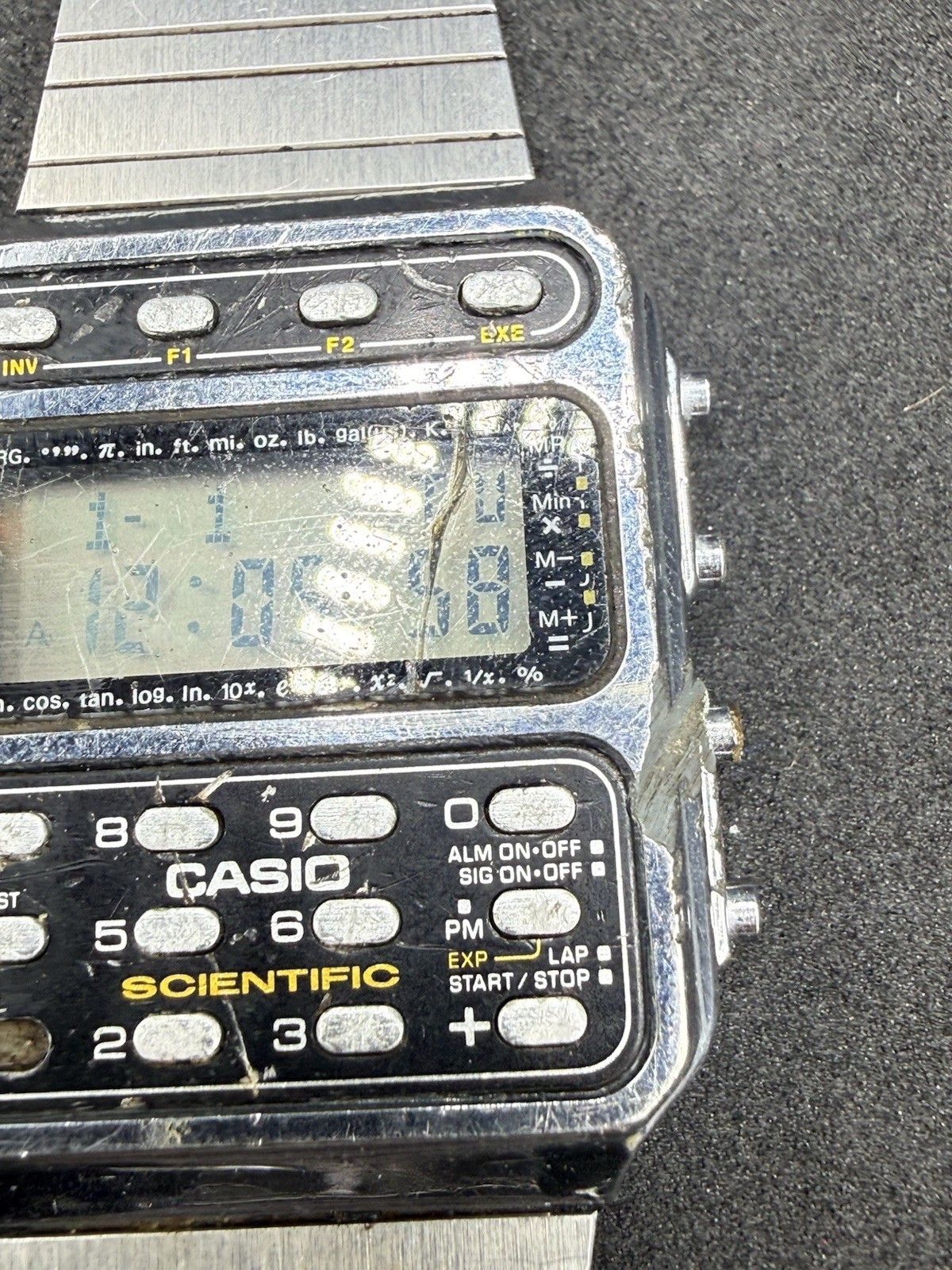 Casio CFX-200 Scientific Calculator Vintage Digital Watch Rare 1980s