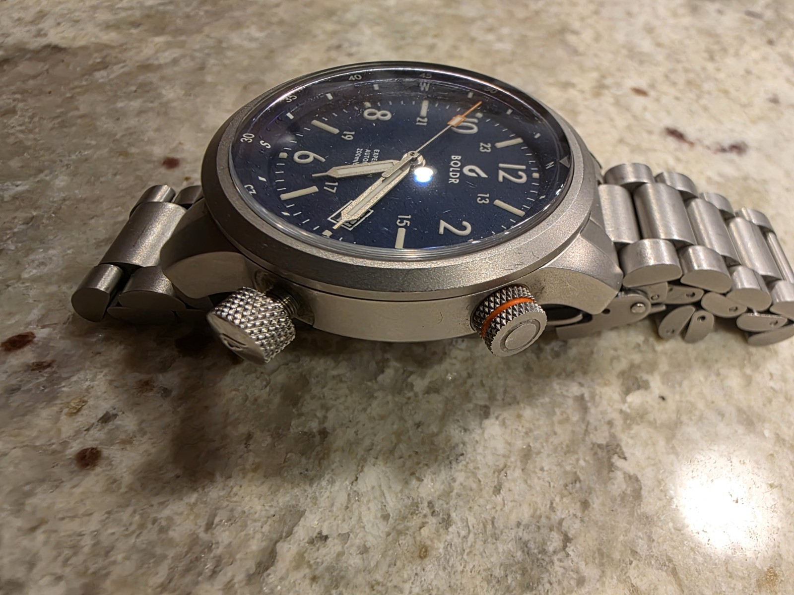 BOLDR Expedition Everest version 1 – canvas and stainless strap/bands (See Note)