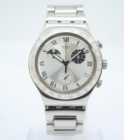 Excellent Condition with and Operational Check Swatch IRONY Quartz Chronograph R