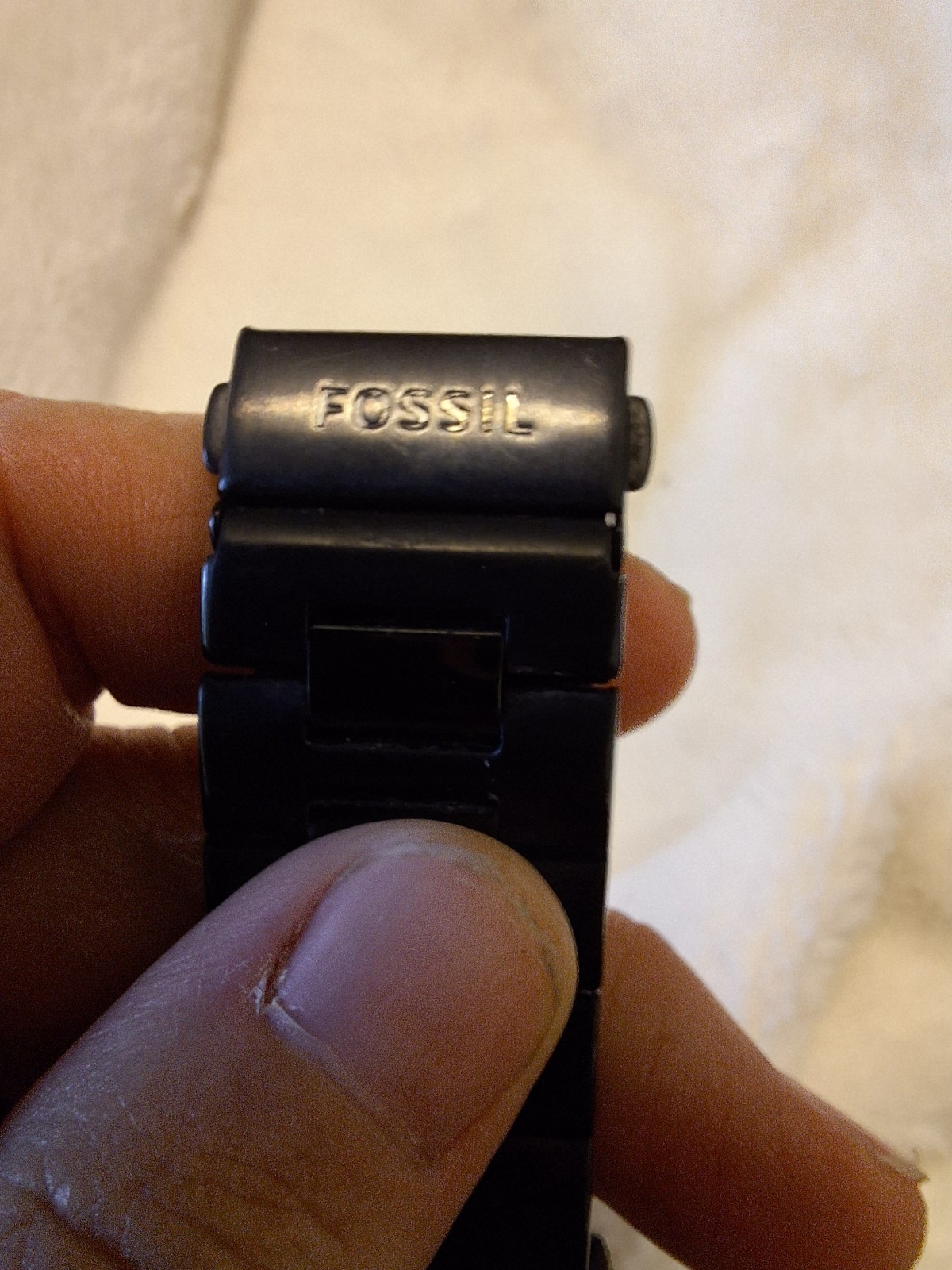 Fossil BQ2448 Chronograph Tachymeter Quartz Black SS Bracelet 44mm 50m