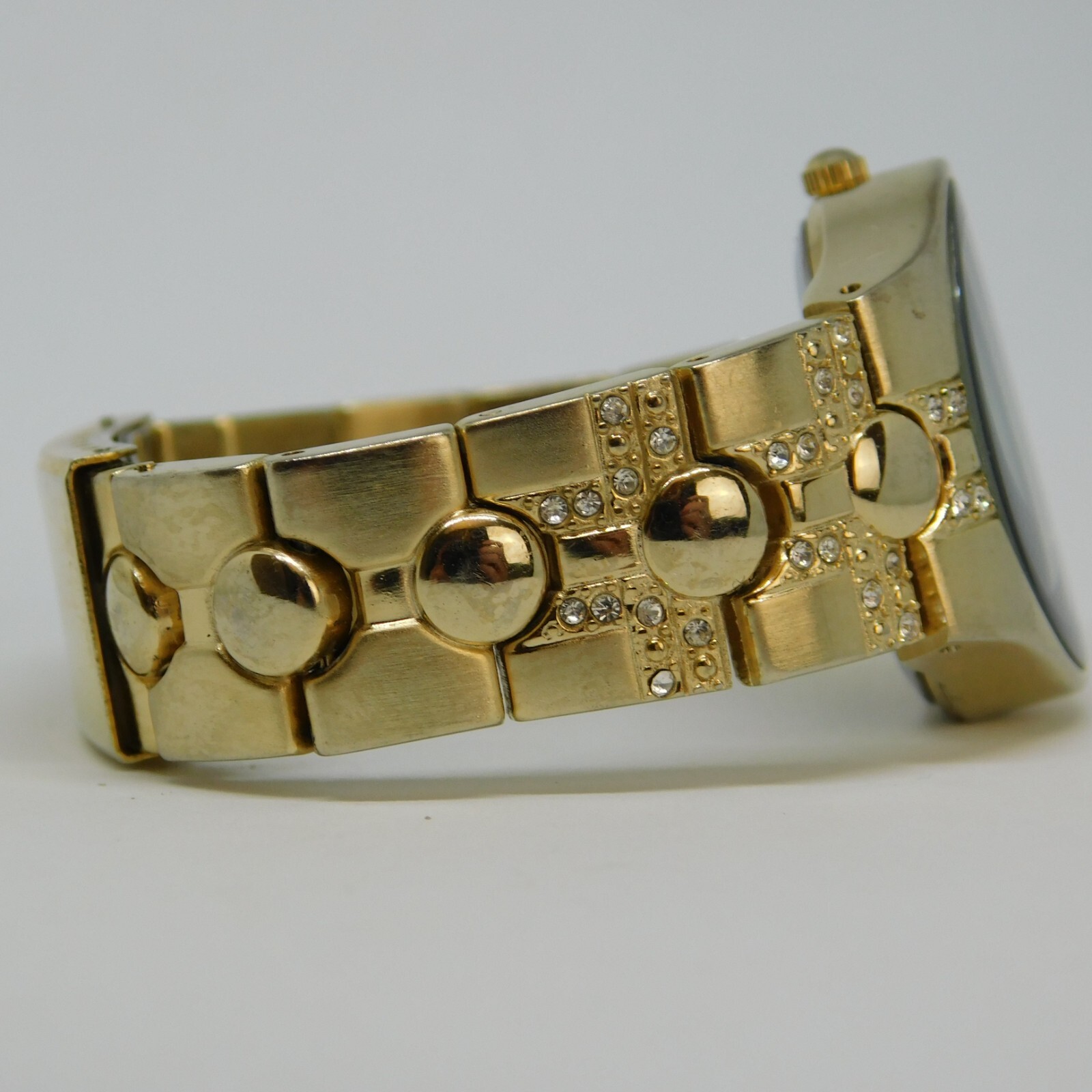 allude FMDAL399 Gold Tone Quartz Analog Women’s Watch Sz. 5 1/2″ New Battery