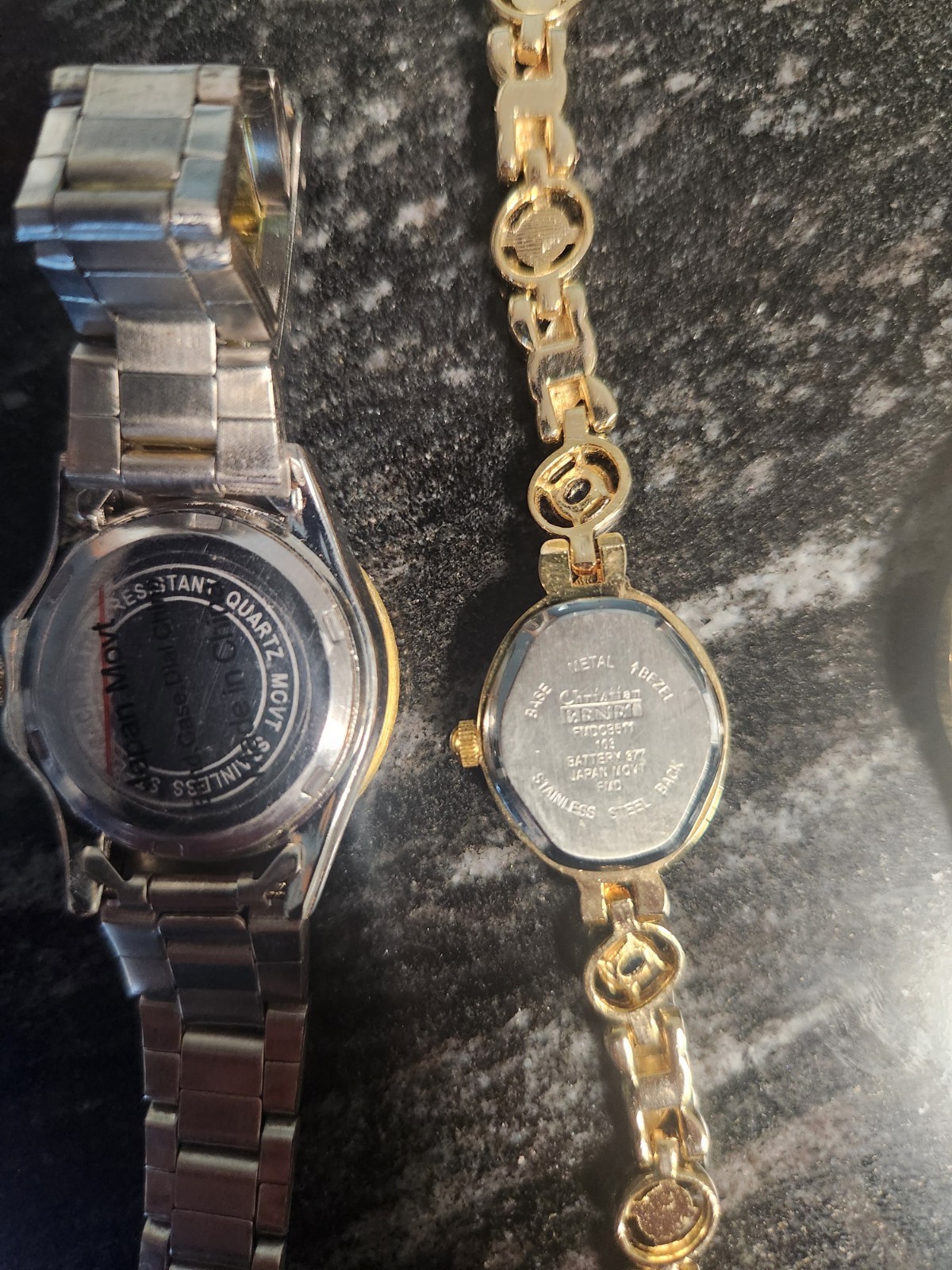 Womans And Mens Quartz Watch Lot, Timex, Lorus, Christian Benet