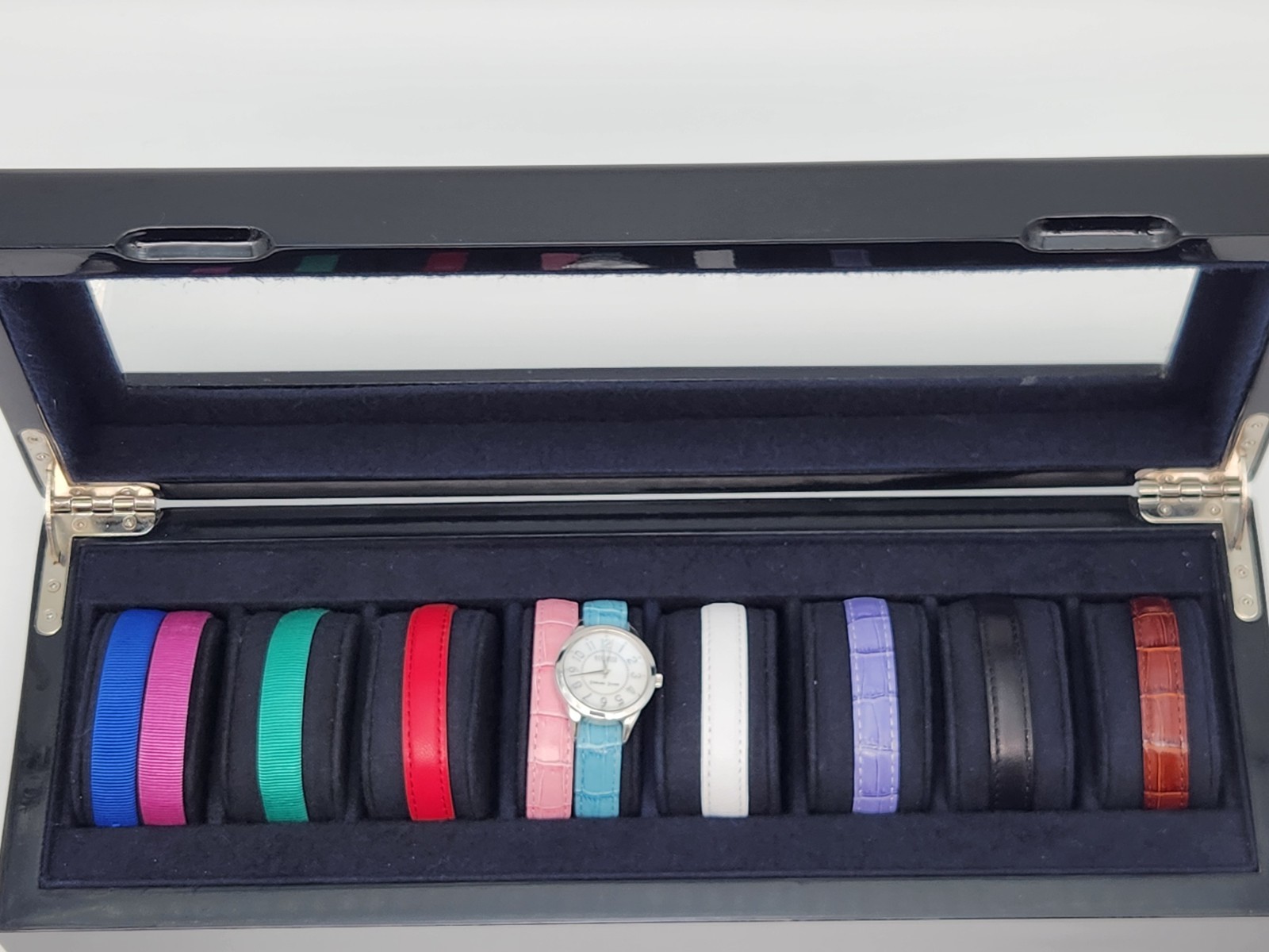 Ecclissi Sterling Silver 925 Changeable Band Watch in Case – New Battery