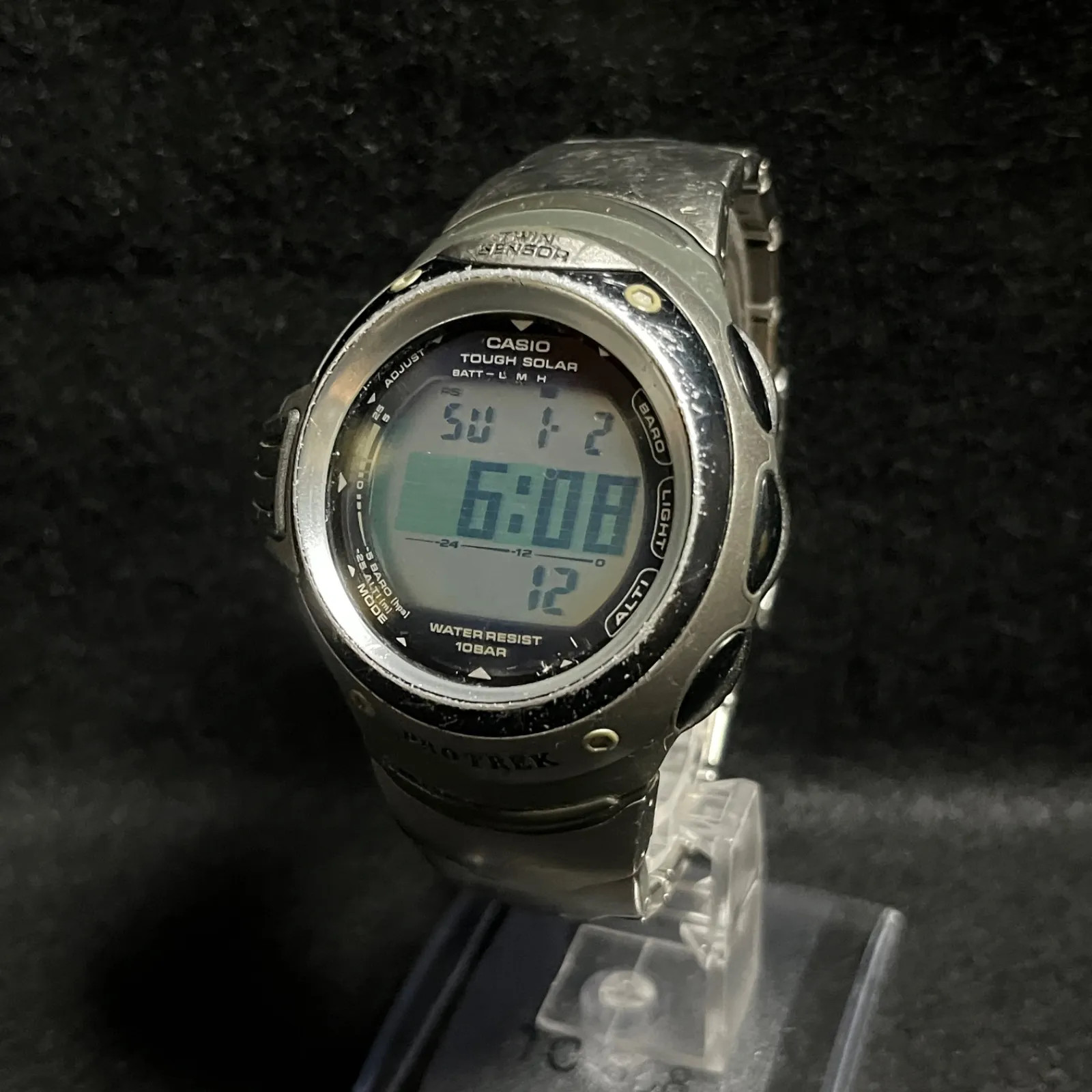 [Working Condition] CASIO Pro Trek PRG-100TJ Digital Men’s Watch TOUGH SOLAR