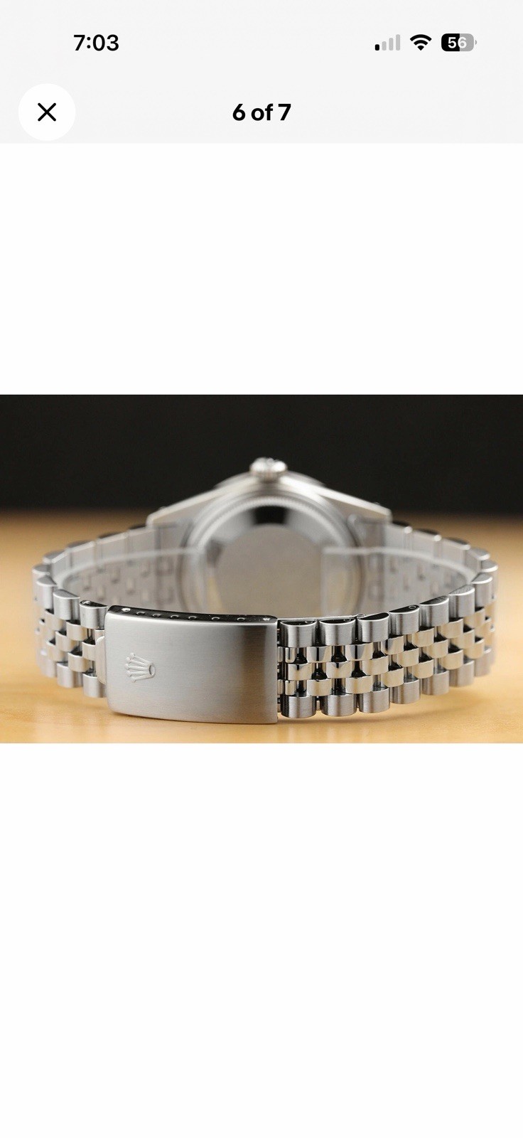 Rolex Datejust 36mm Blue Dial Diamond Bezel/Markers Jubilee Bracelet Box