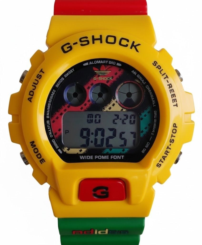 G Shock ULTRA HOT SALE WATCH Rasta Style Street Fashion Edition Limited Stock