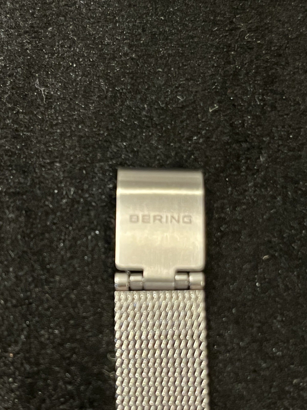 Bering Time Watch – Solar Ladies Pink Case and Grey Mesh Band 14631-369