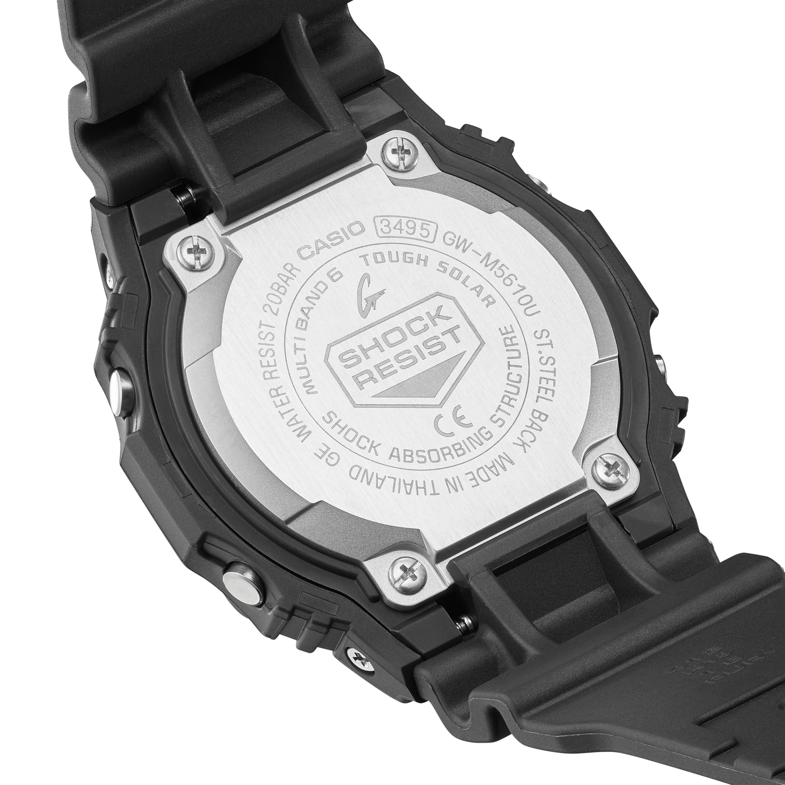 CASIO G-SHOCK GW-M5610U-1CJF Radio Solar Multiband 6 Black 43.2mm Watch