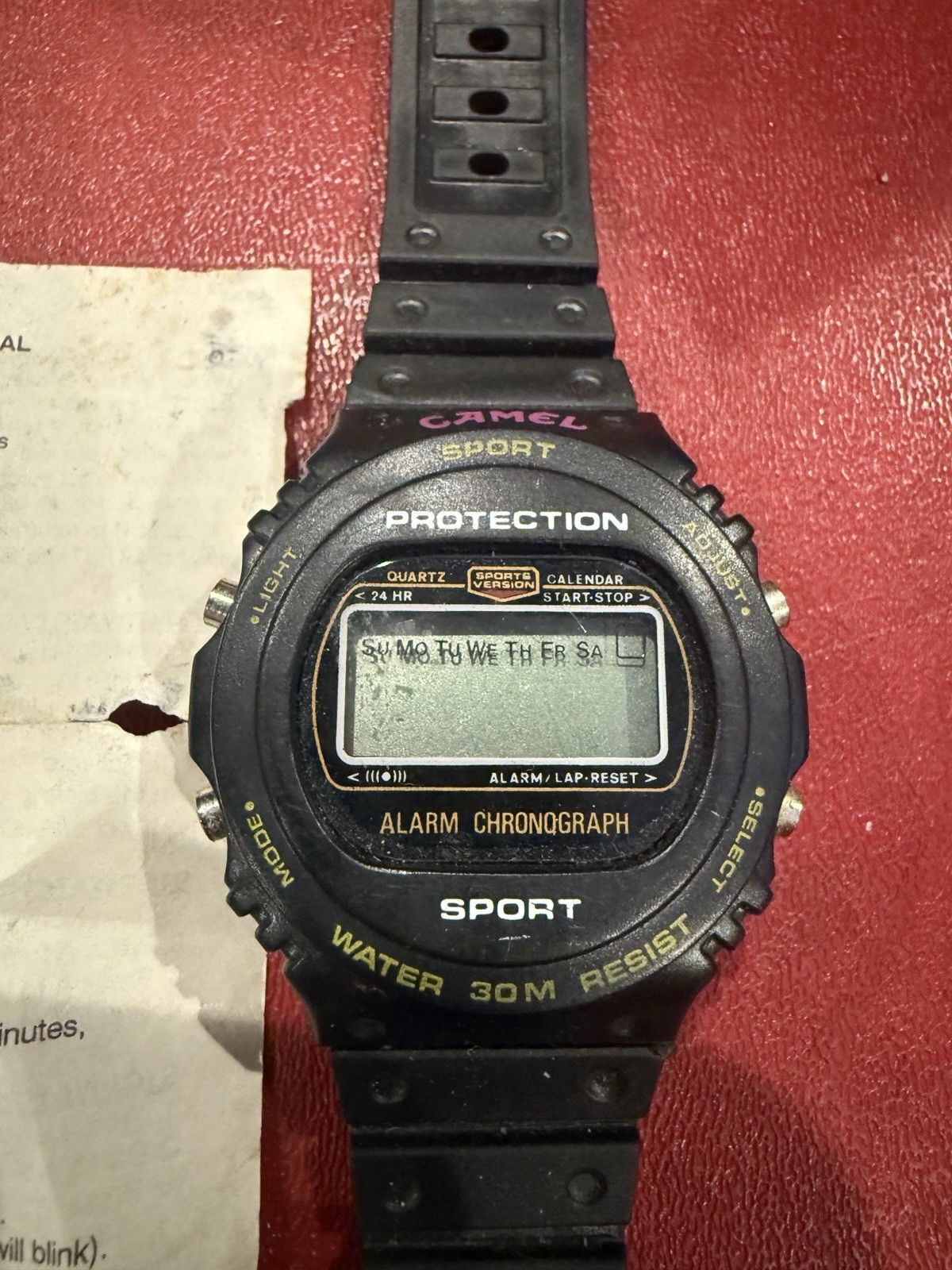 Vintage Camel collectible Sports watch