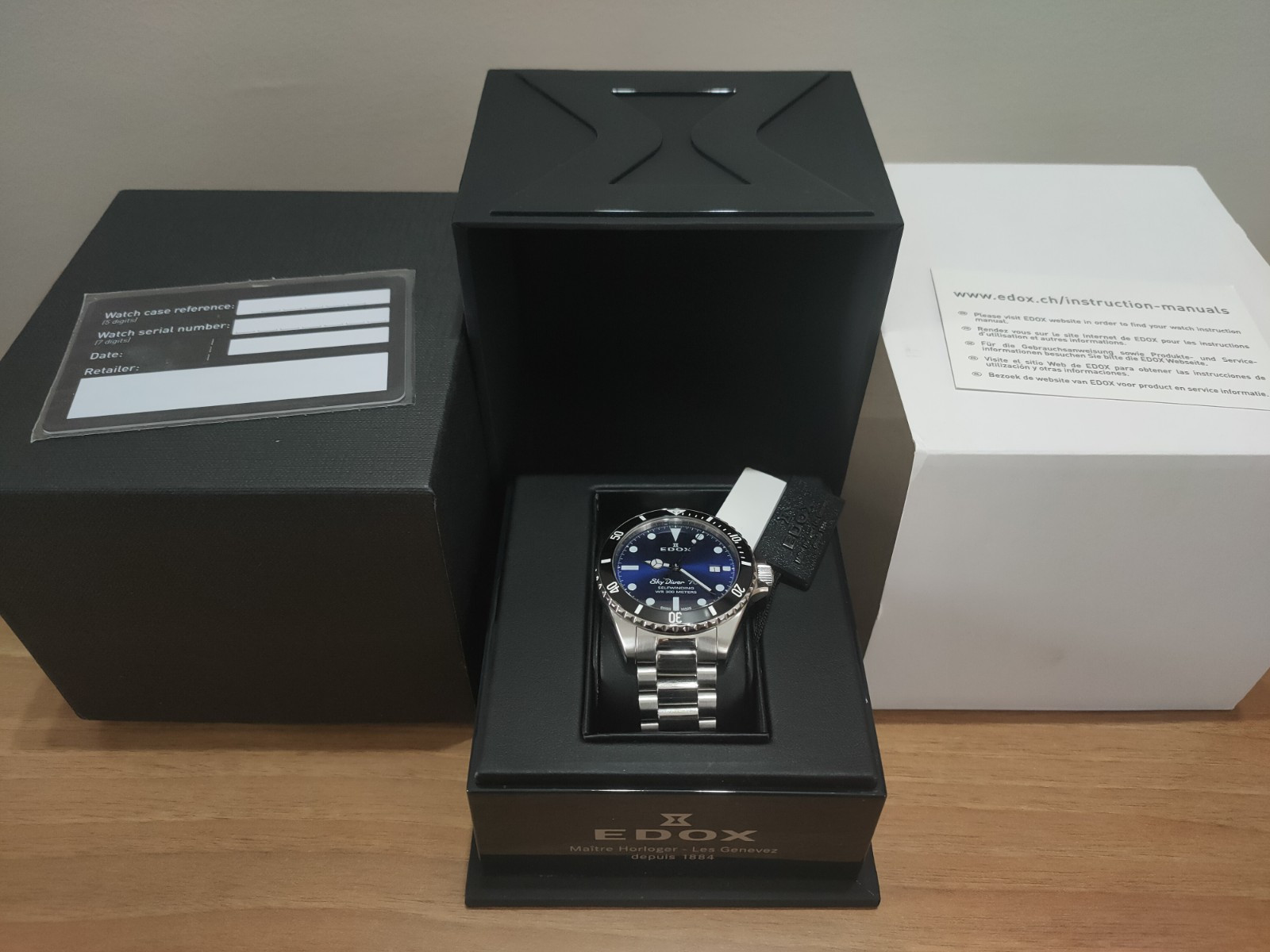 Edox Skydiver 70s Date Automatic 80115-3N1M-BUIN Automatic Watch