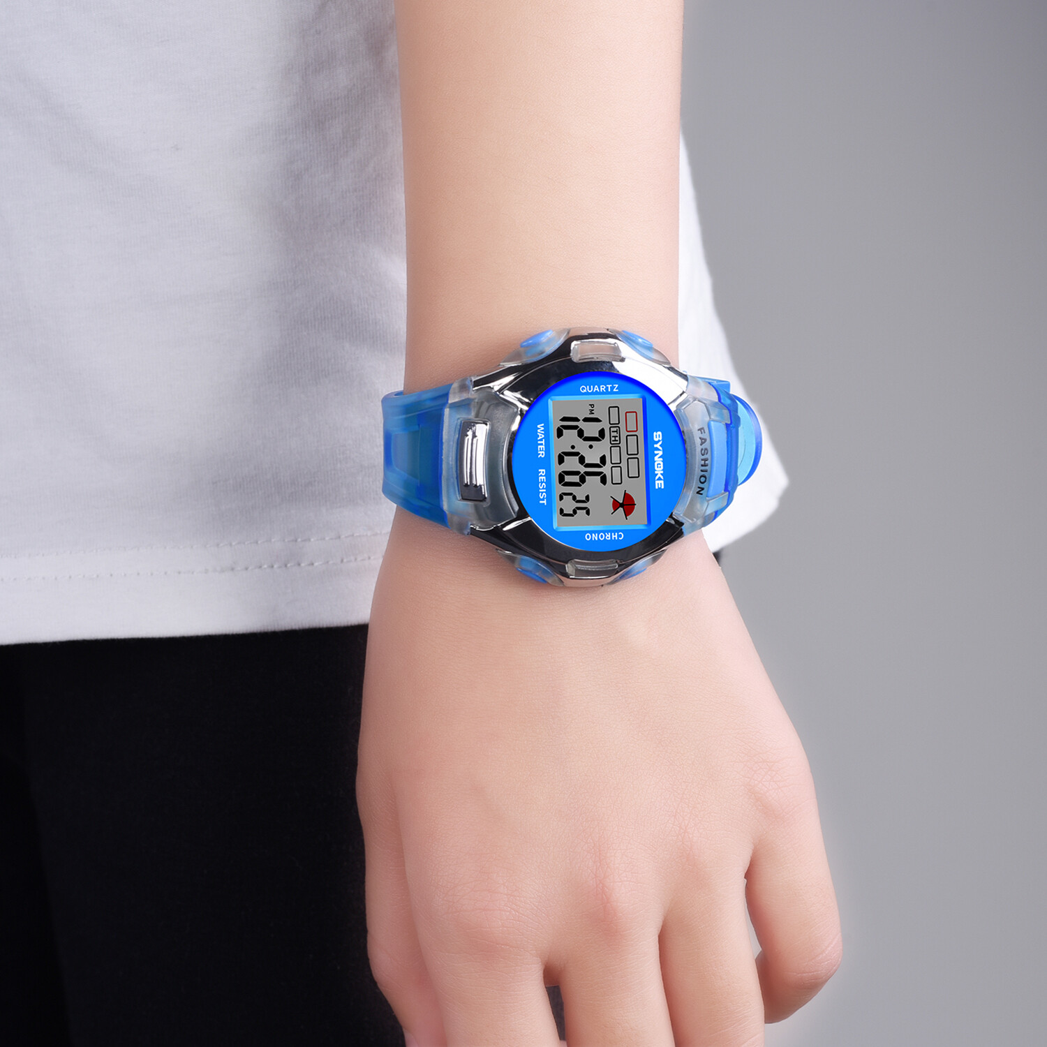 Kids Digital Electronic Watch Waterproof Children Boys Girls Sports LED Watches