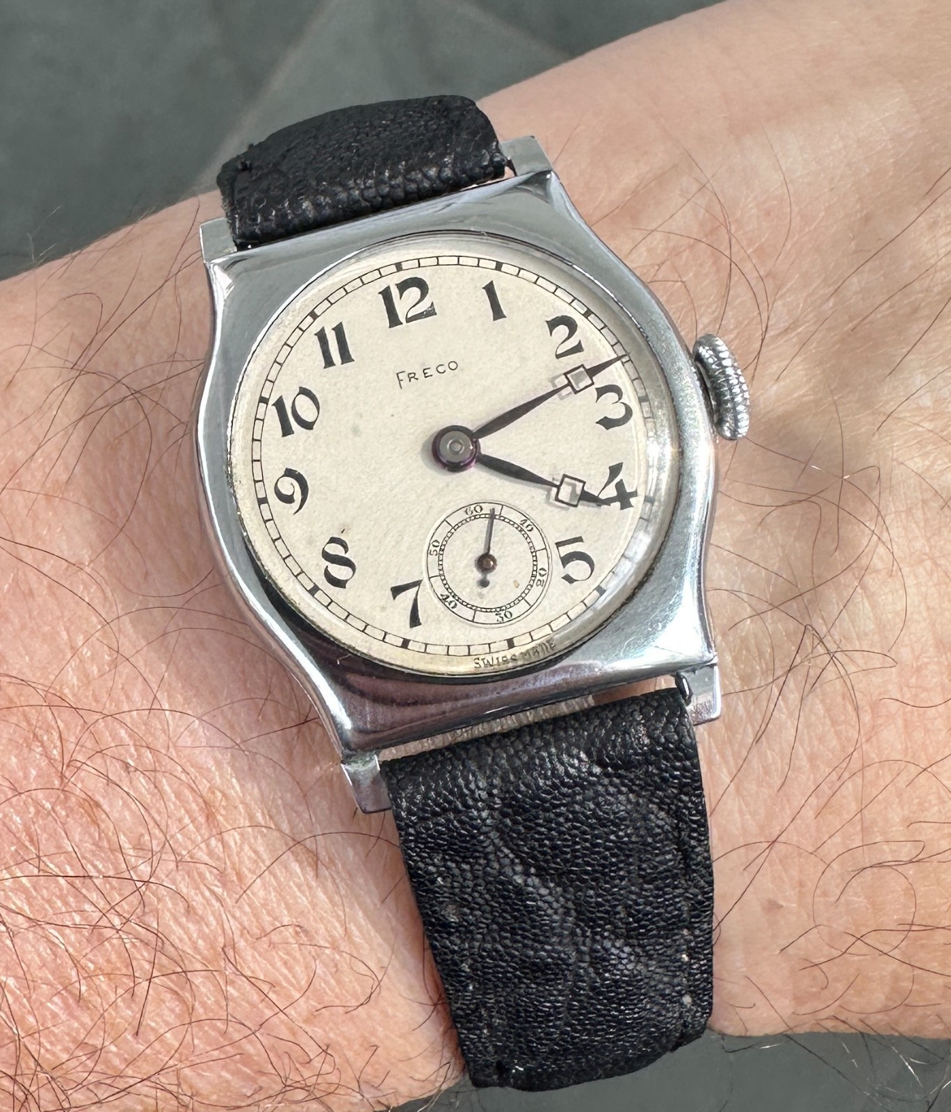 Vintage Classic FRECO (FREY & CO) .925 Sterling Silver Unisex Watch
