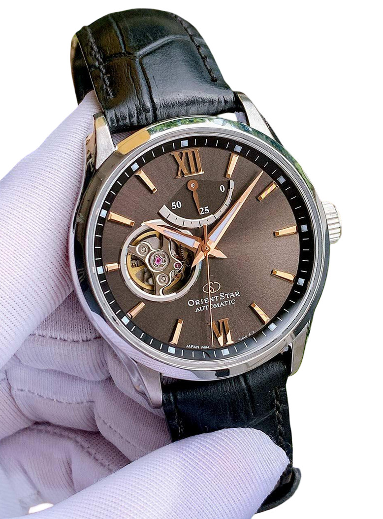 Orient Star Automatic Brown Dial RE-AT0007N Sapphire Crystal Men’s Watch