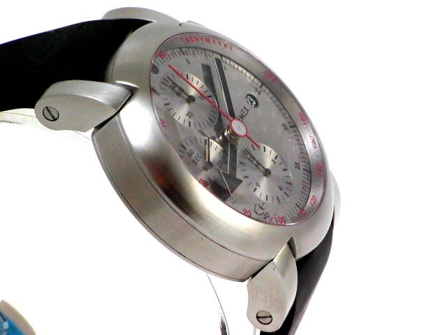 XEMEX Speedway Chronograph Ref.5500 03 Silver Dial 100M 44mm Automatic Date Men’