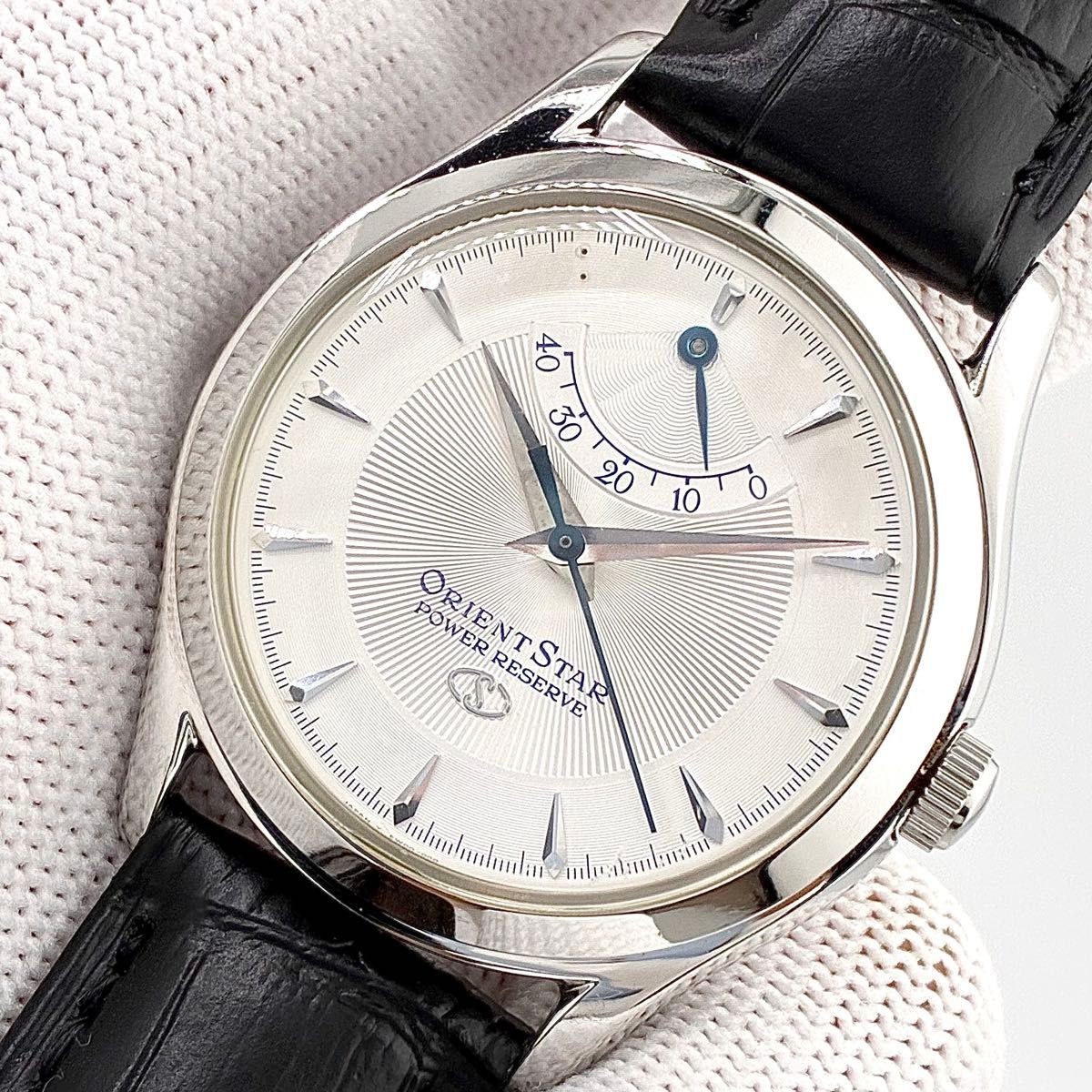 Orient Star Power Reserve Automatic EW00-C1 Silver Dial Men’s Watch Japan