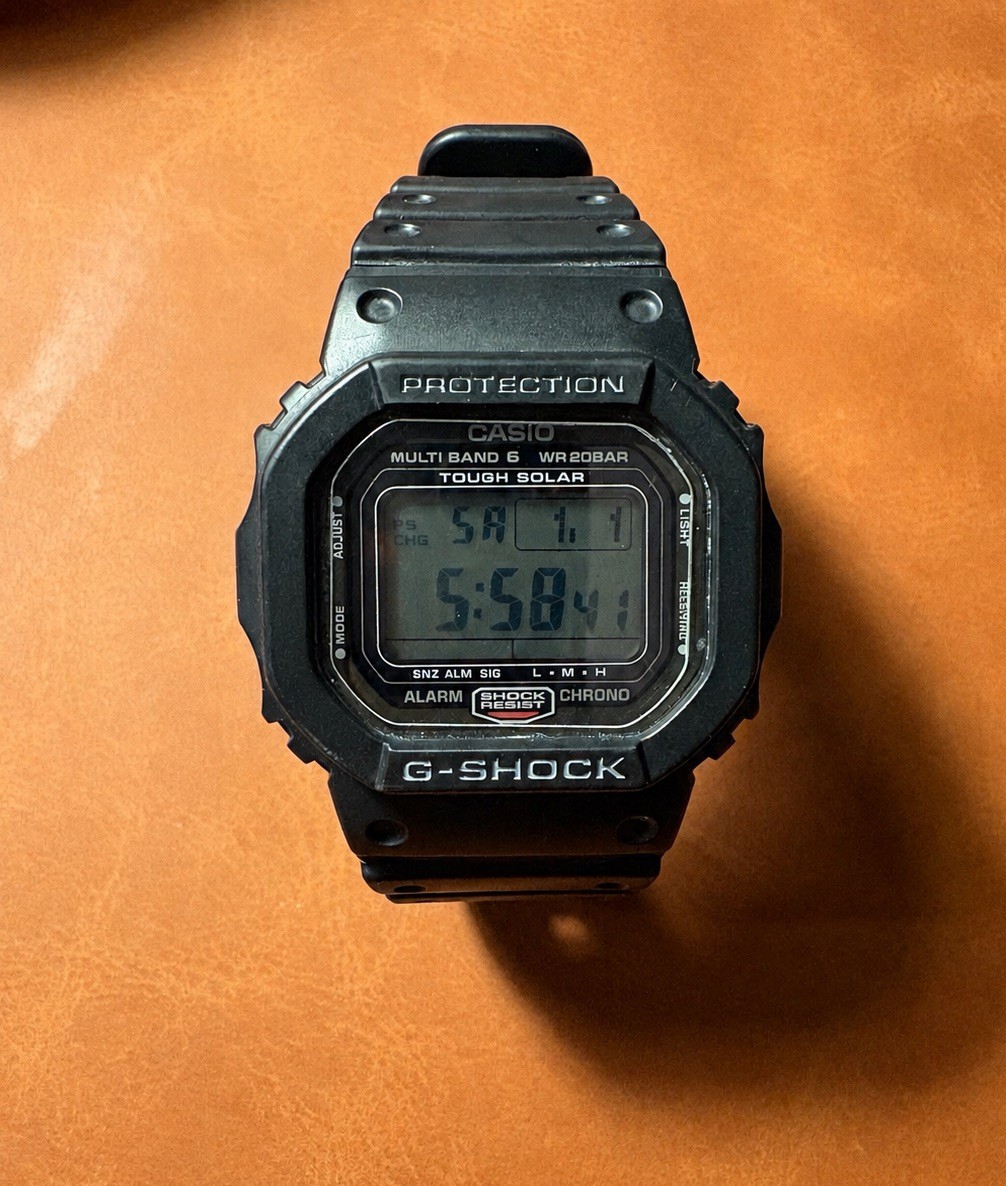 CASIO G-SHOCK GW-5000-1JF Solar Multi Band 6 Wrist Watch Excellent Condition