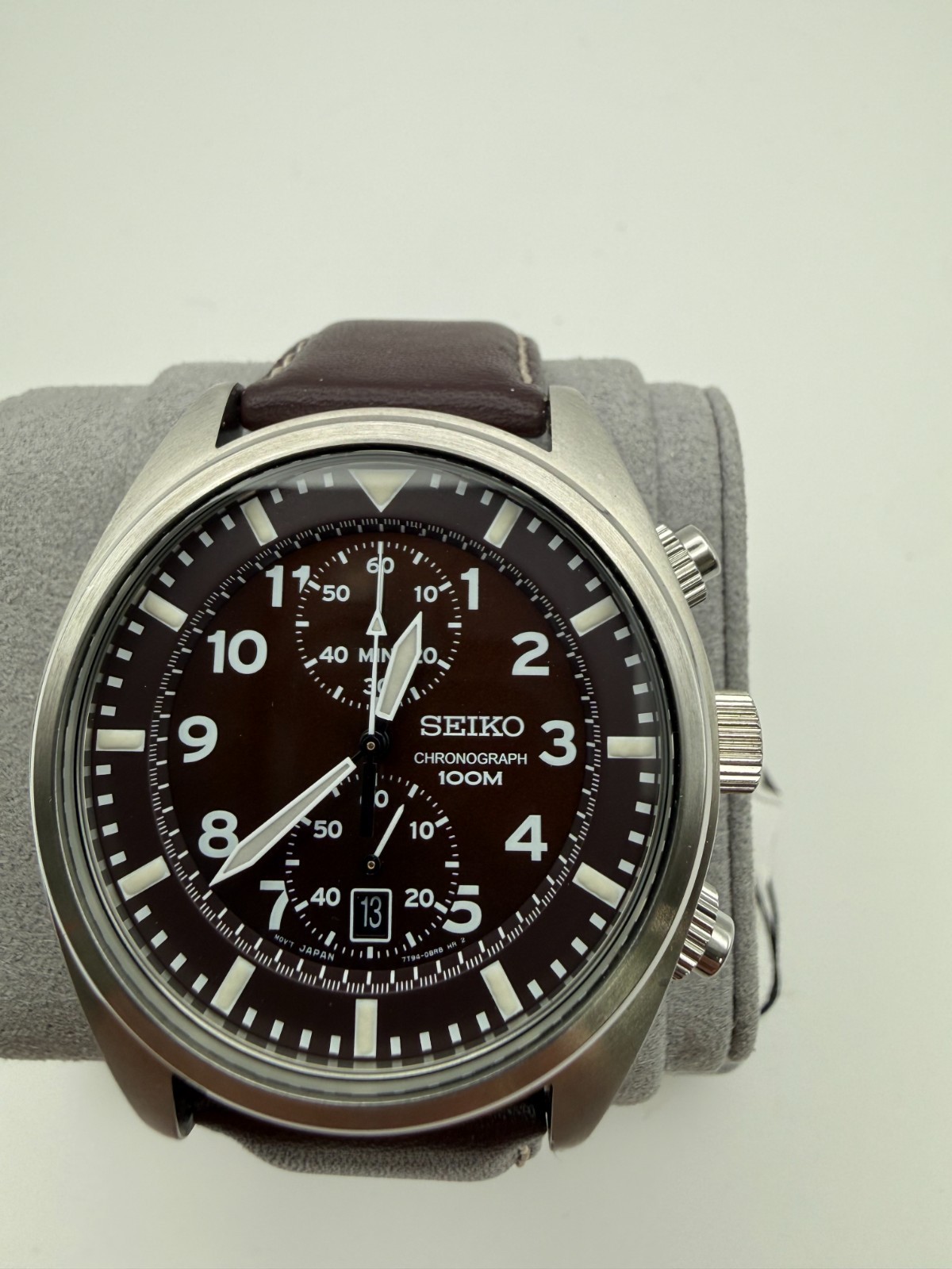 Seiko Chronograph Field Watch SNN241 Brand New – New Battery