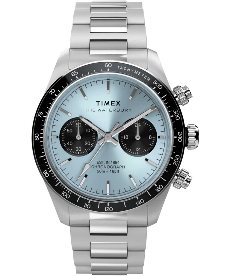 New Timex Mens Waterbury Heritage Chronograph TW2Y70500