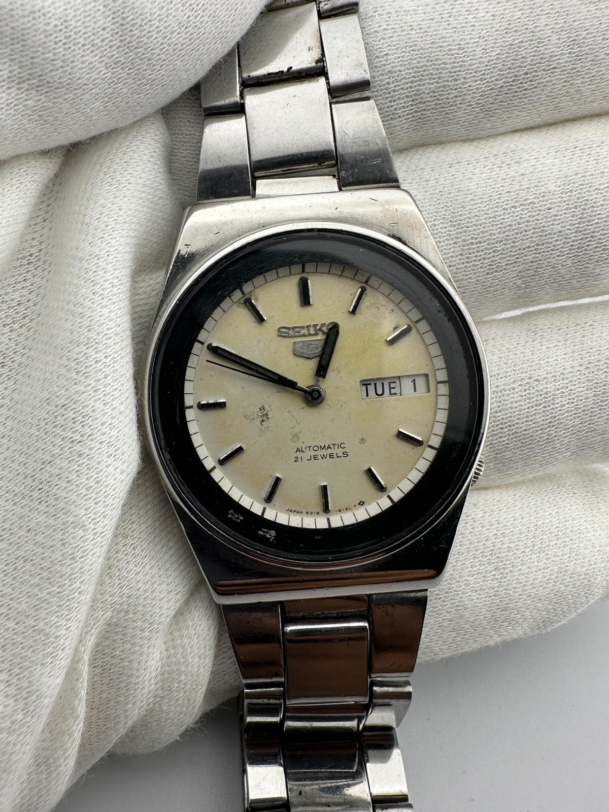 Vintage Seiko 5 Automatic Authentic Japan Made Men’s Wrist Watch 21 Jewels