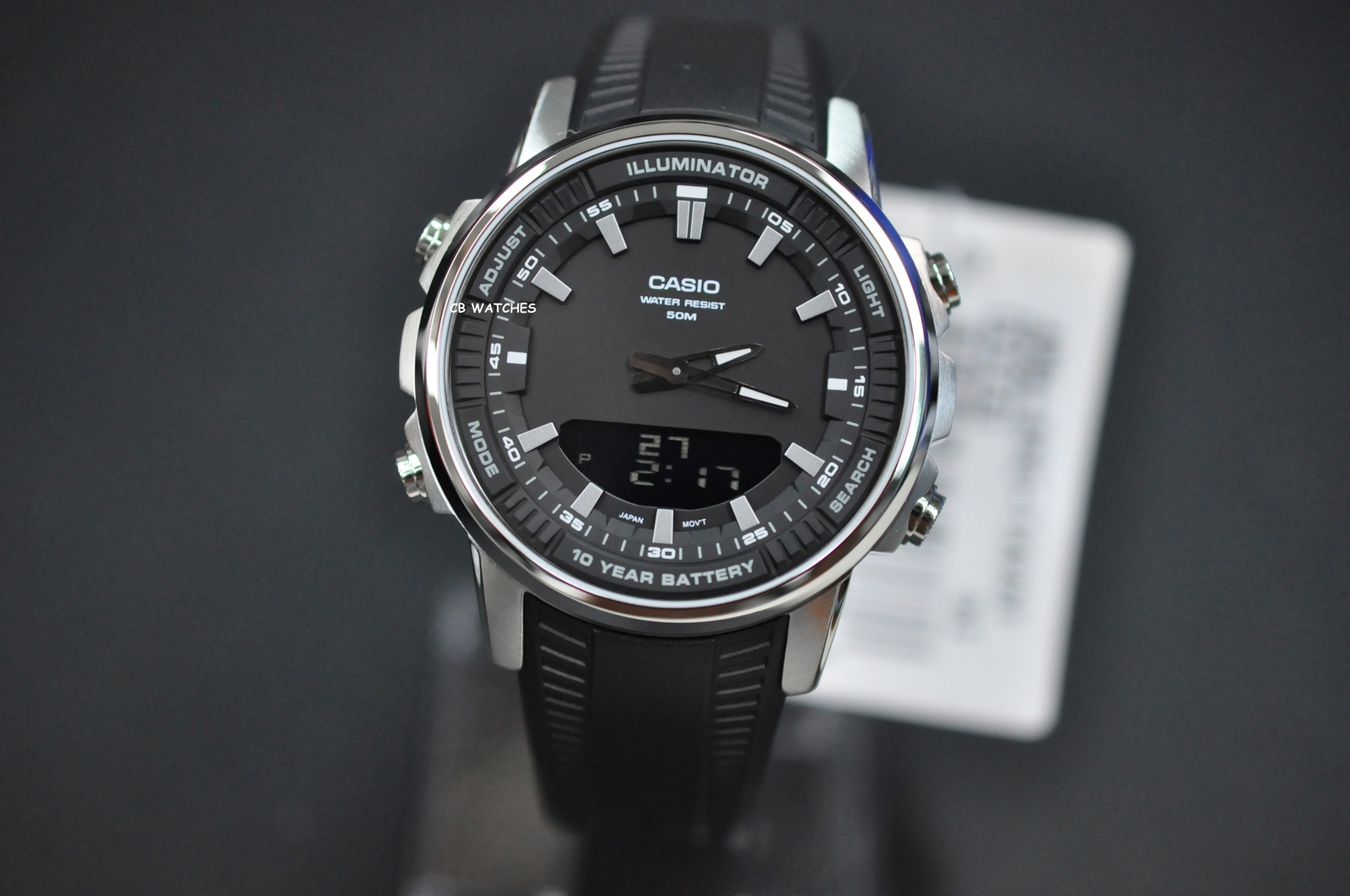 Casio Analog-Digital 10 years Battery AMW-880-1A watch