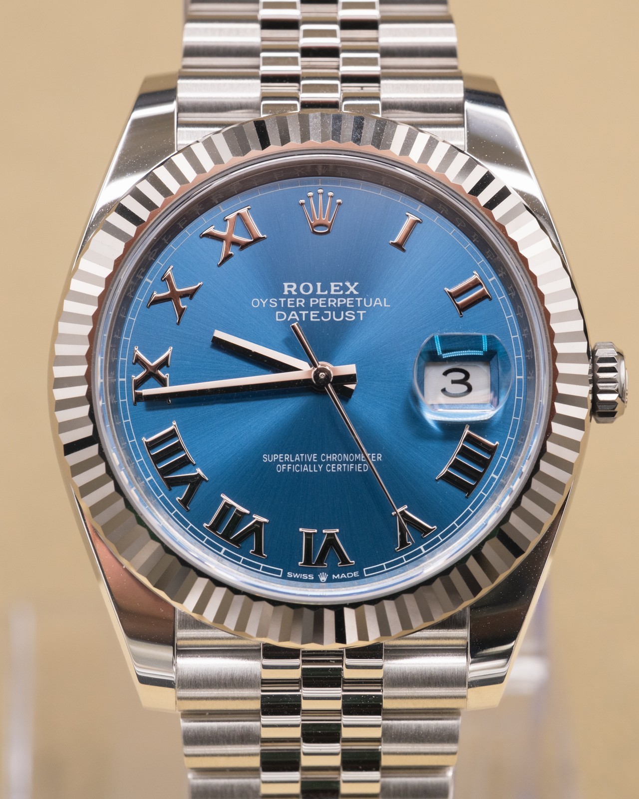 2026 Rolex Datejust 41 Blue Roman Dial Complete