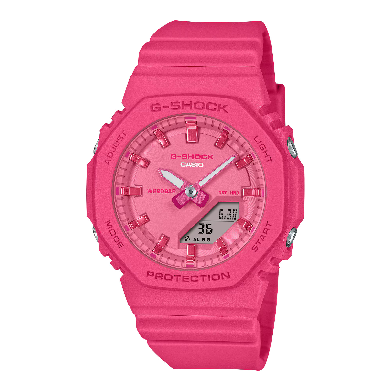 Casio G-SHOCK POWER PINK GMA-P2100PP-4A Women’s Watch Pink EcoFriendly Octagonal