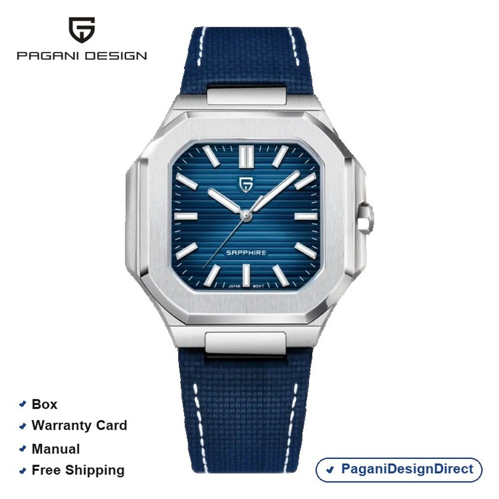 Pagani Design PD-YS019 Leather Blue Automatic Men’s Watch