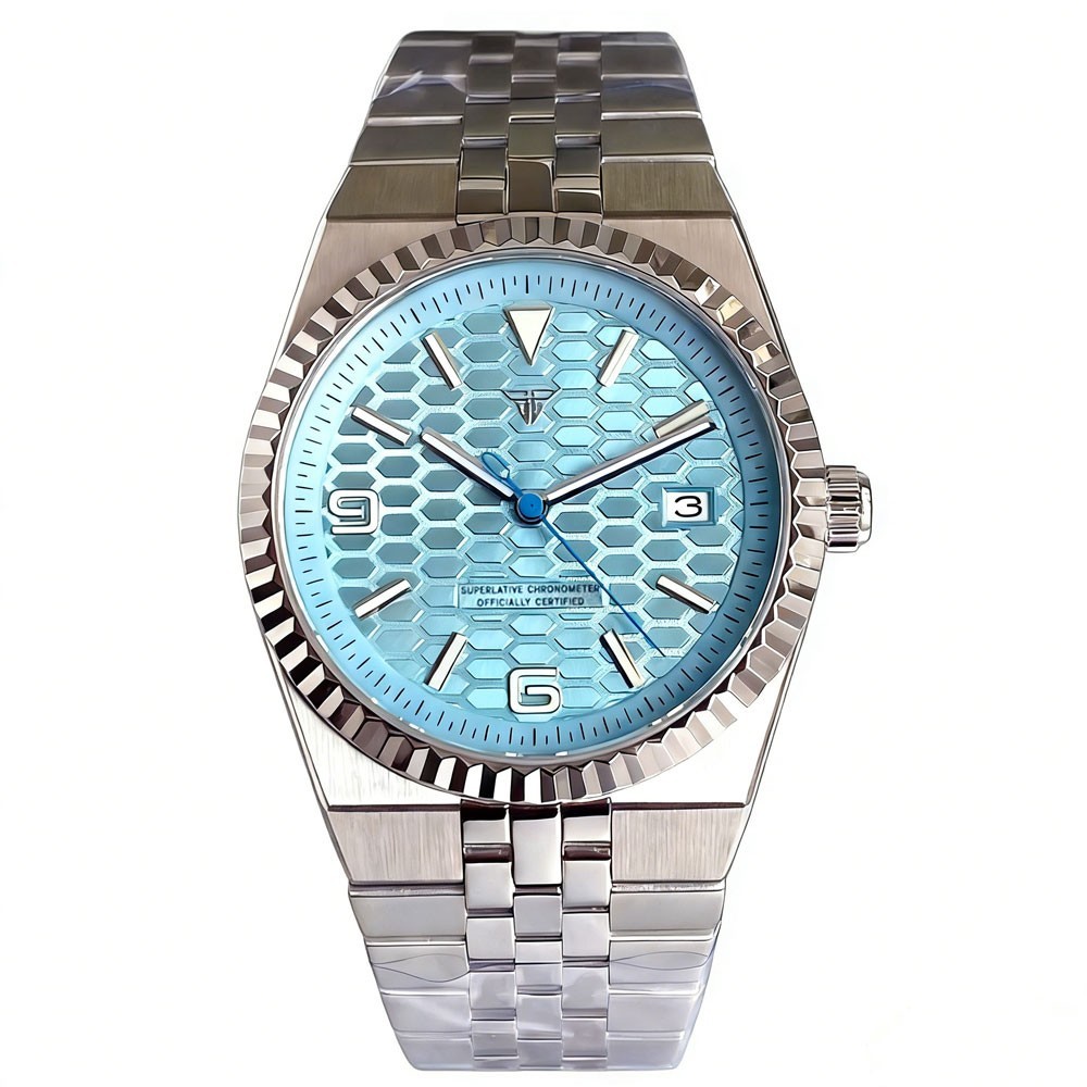 New 41mm Sapphire Glass 10ATM Honeycomb Dial Luminous NH35A Automatic Men Watch