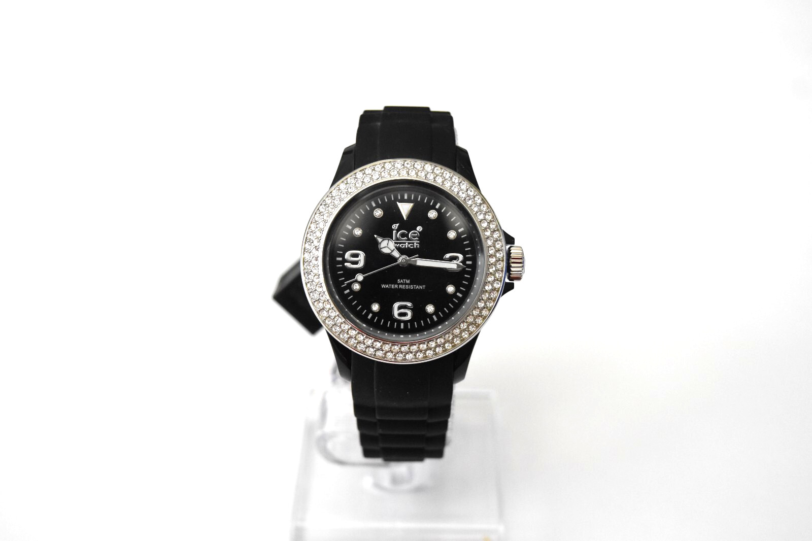 Ice Black Silicone Stone 39mm ST.BS.U.S.09 $250 Watch