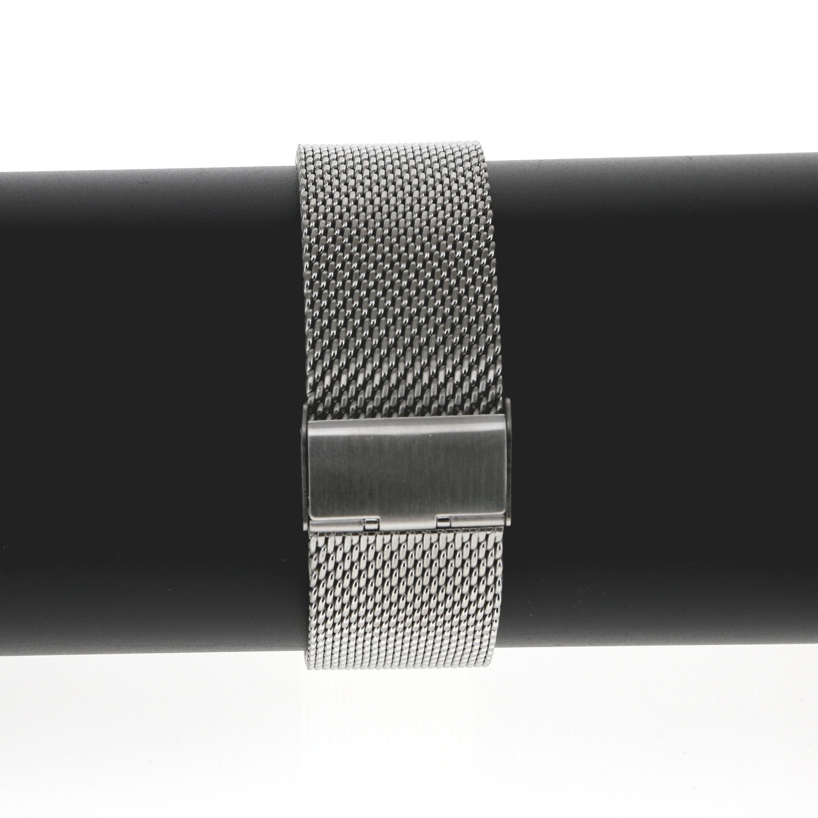 Men’s Geneva Retro Stainless Steel Mesh Band Round Dress Watch