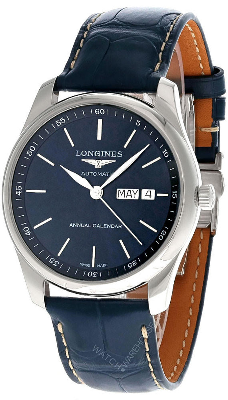 LONGINES Master Collection 40MM AUTO Leather Men’s Watch L2.910.4.92.0