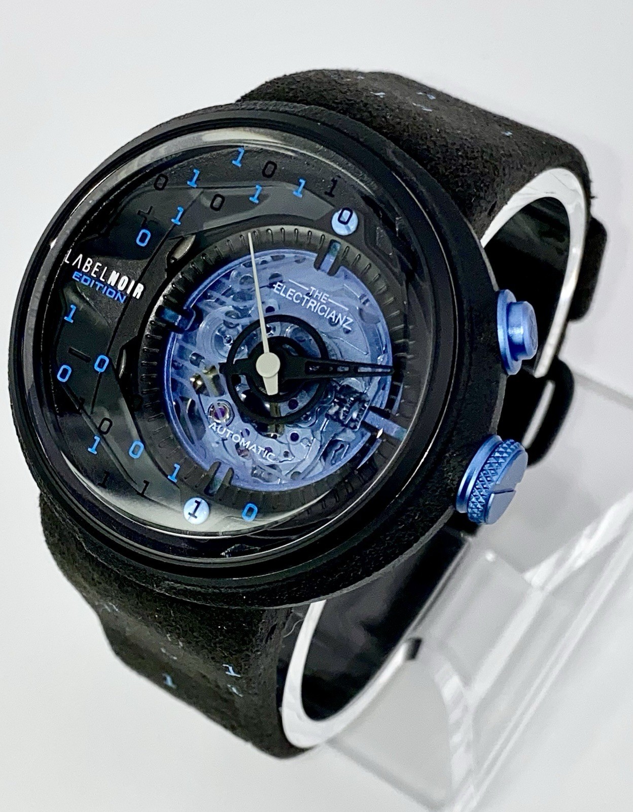 THE ELECTRICIANZ LABEL NOIR•AUTOMATIC•LED LIGHTING•BRAND NEW•BOX & PAPERS