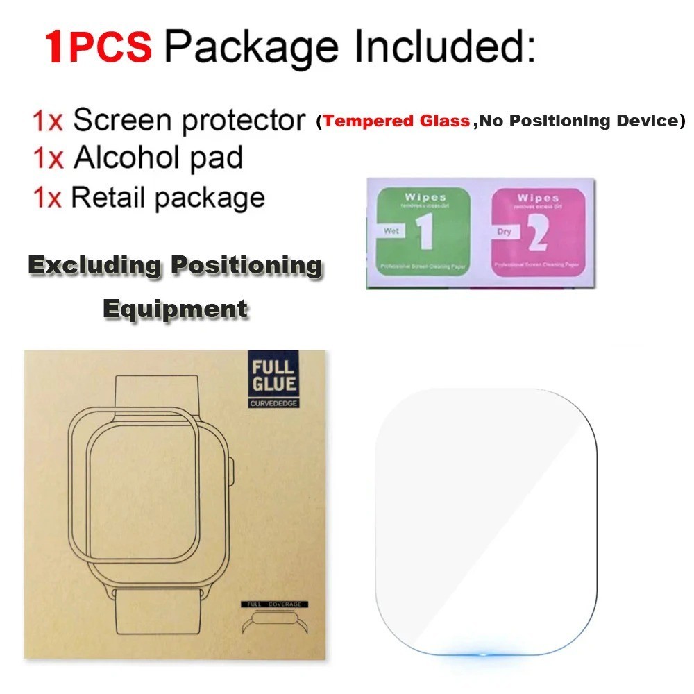 For Apple Watch Ultra 2 3 Tempered Glass Screen Protector 49mm Full Cover USA