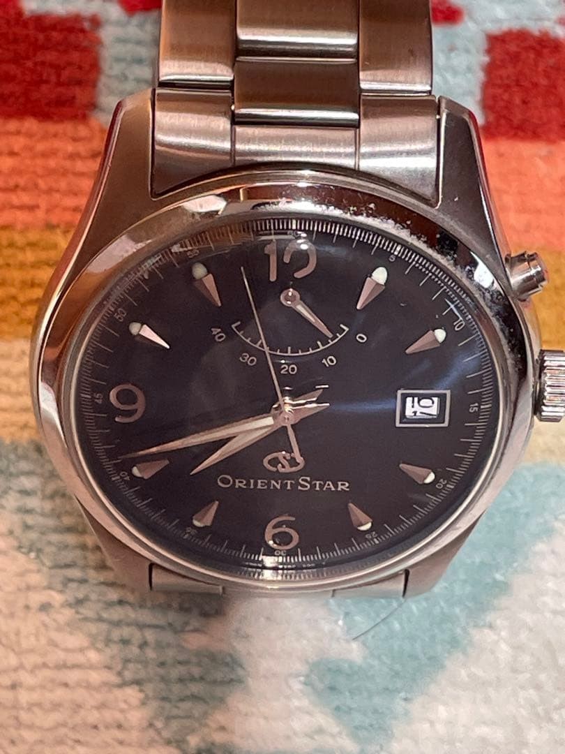 Orient Star Classic EX0C-C0 CS Blue Dial Automatic Men’s Watch Used Working #41