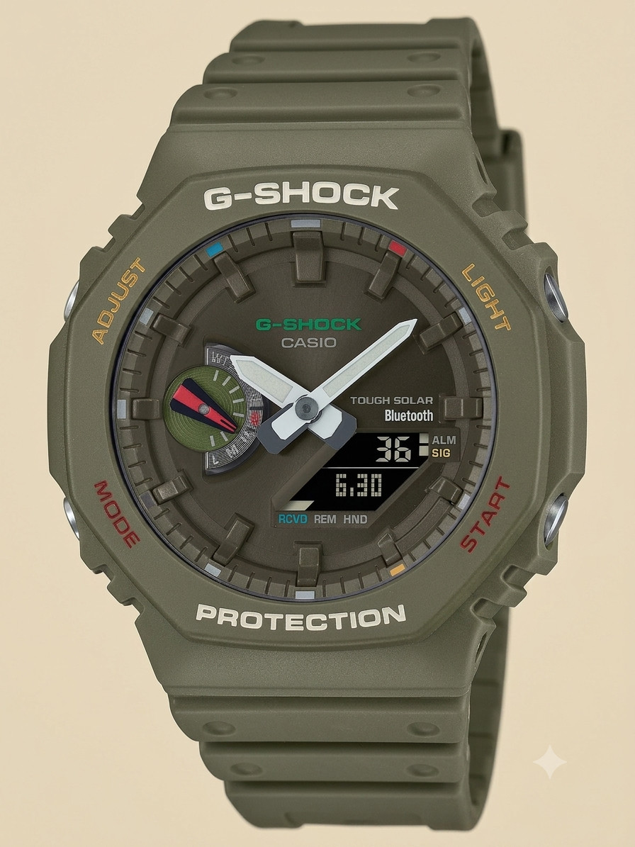 Casio G-Shock GAB2100FC-3A Analog-Digital Bluetooth Solar Watch