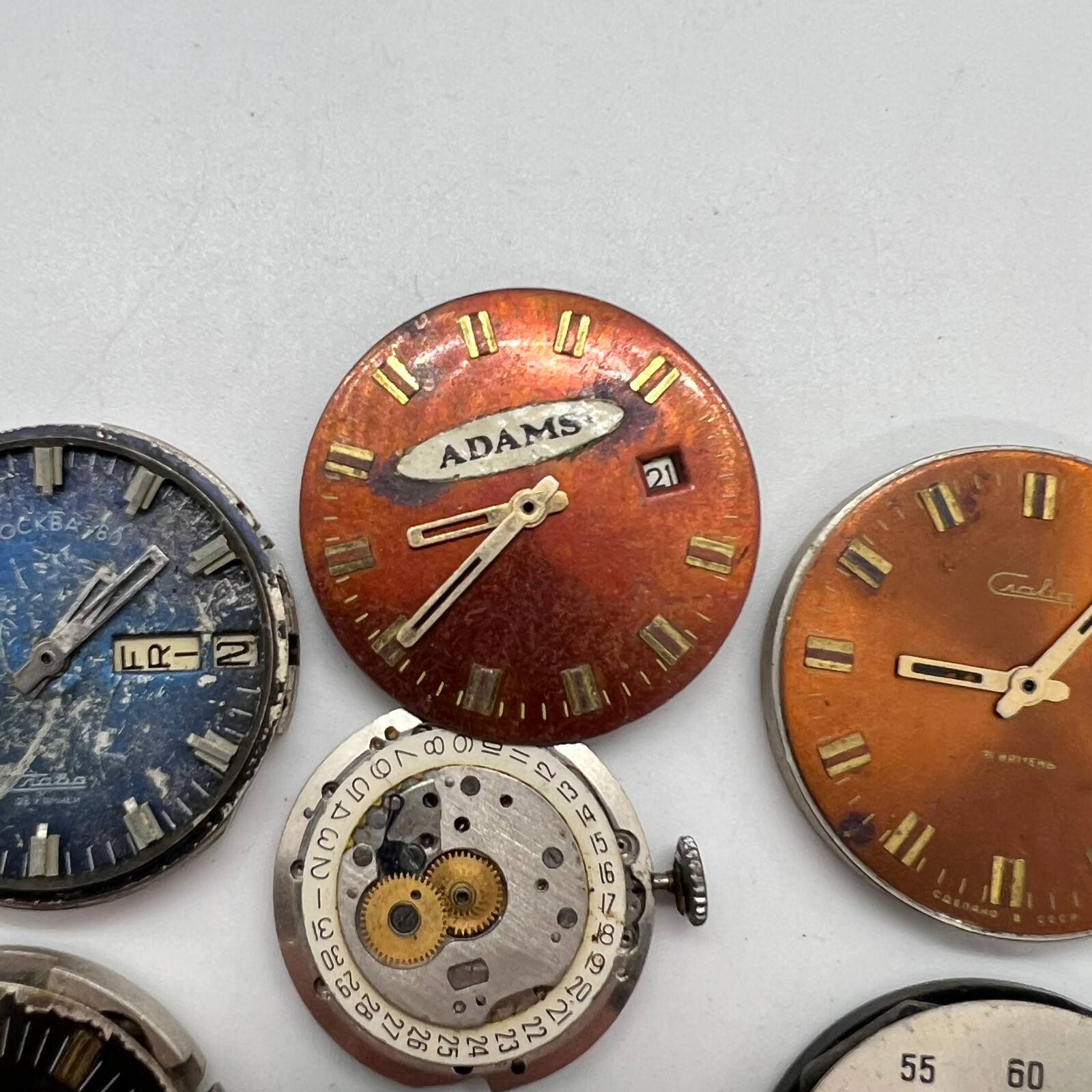Vintage SLAVA Watch Soviet Collection Ussr Men Wrist Military Original Retro Old