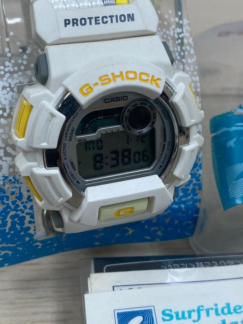 Casio X-TREME SURFRIDER FOUNDATION DW-9500SR-9T Wristwatch White Digital New