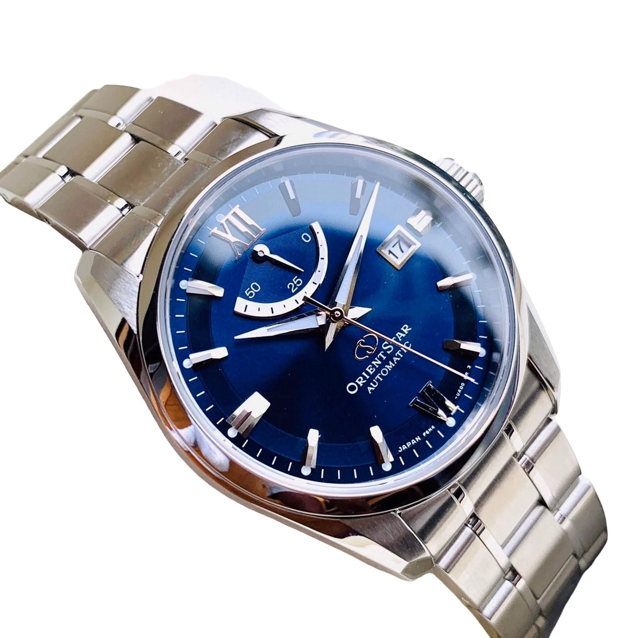 Orient Star Automatic Blue Dial Sapphire Crystal RK-AU0005L Men’s Watch