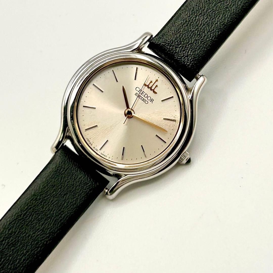 [A3P] Seiko Credor Quartz Stainless Steel Elegant Ladies Watch NewBatt [q2w]