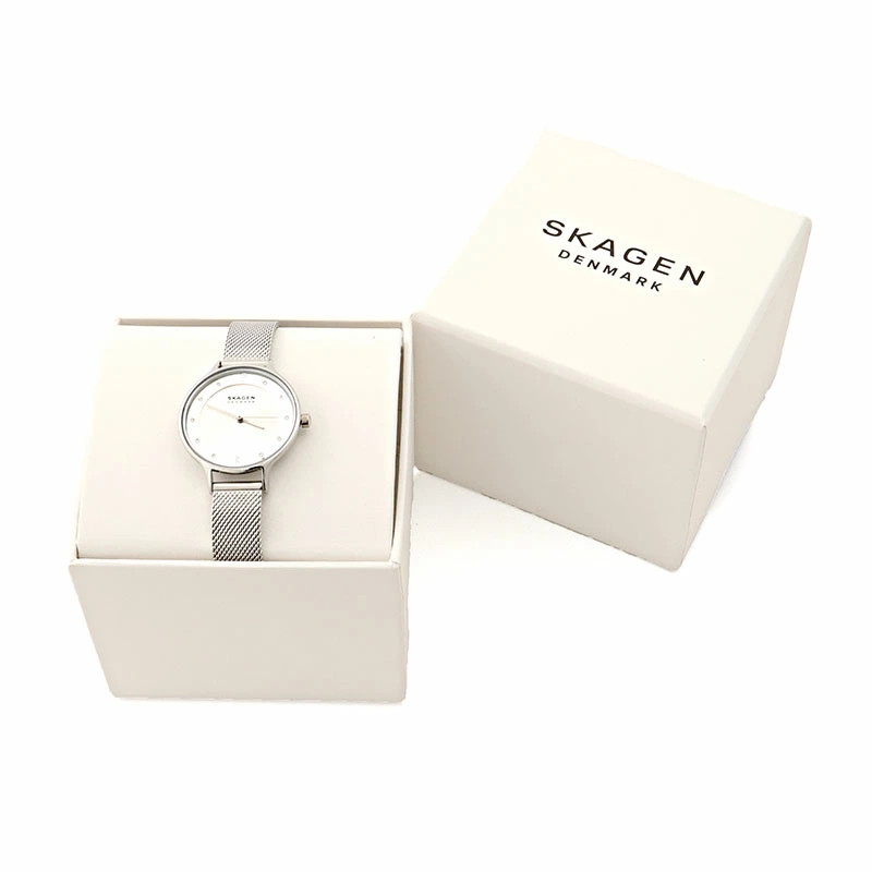 Skagen SKW2149 Anita Silver Dial Silver Mesh Bracelet Ladies Watch New R8041333