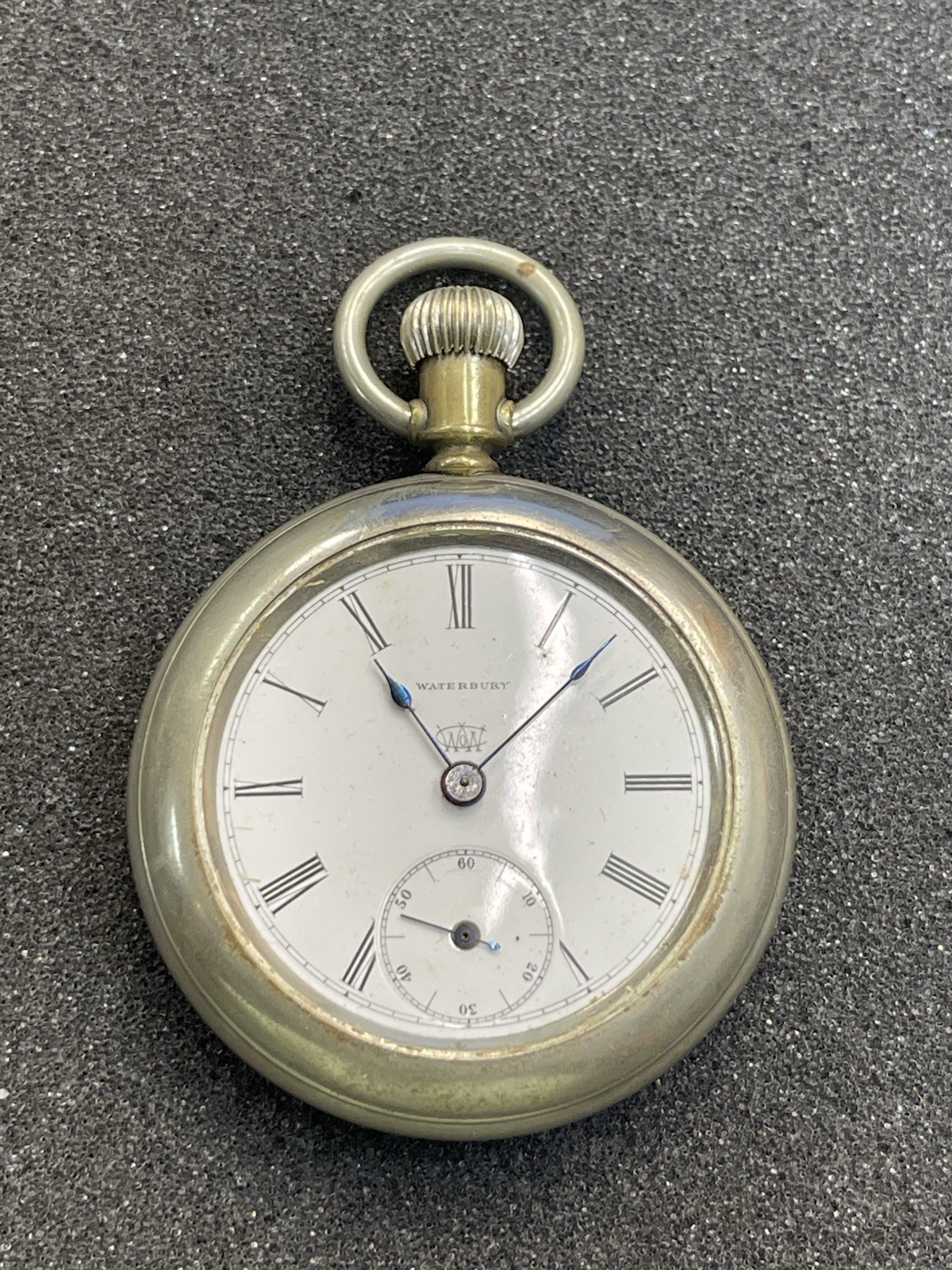 1890s Waterbury N Duplex Pocket Watch For Parts Or Repair..TJ1073