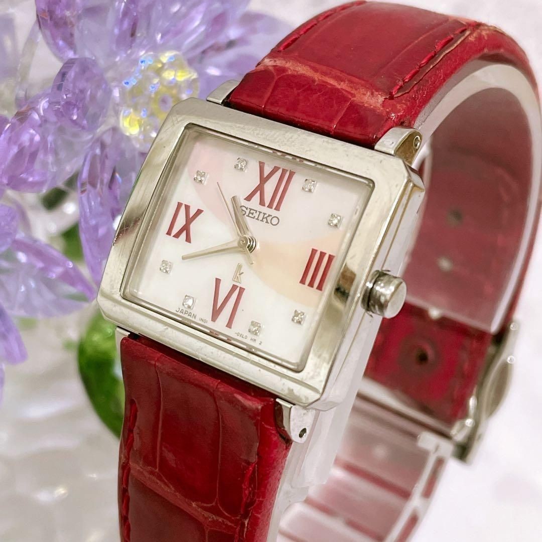 New Battery Installed SEIKO LUKIA Wristwatch 8P Diamonds