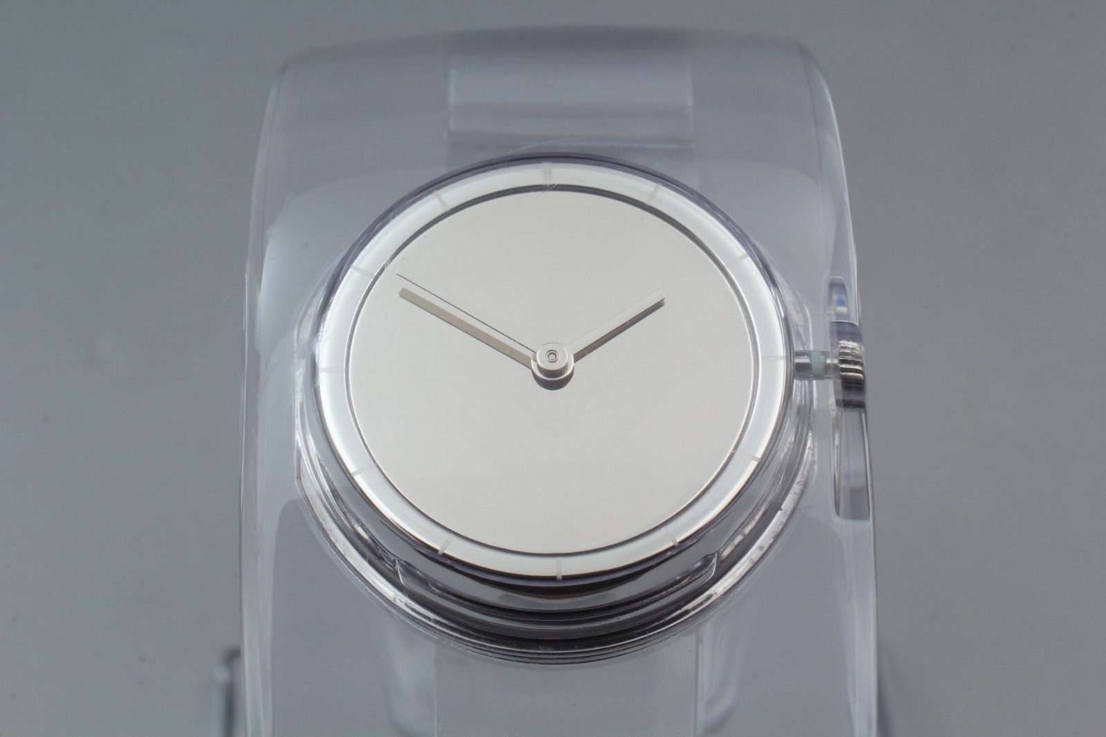 FULL/ISSEY MIYAKE SILAW001 Bangle Watch Clear Transparent Tokujin Yoshioka JAPAN