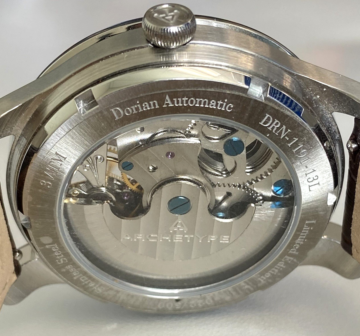Archetype DRN-13 Automatic Skeleton Watch Green Dial Moonphase Limited 022/500