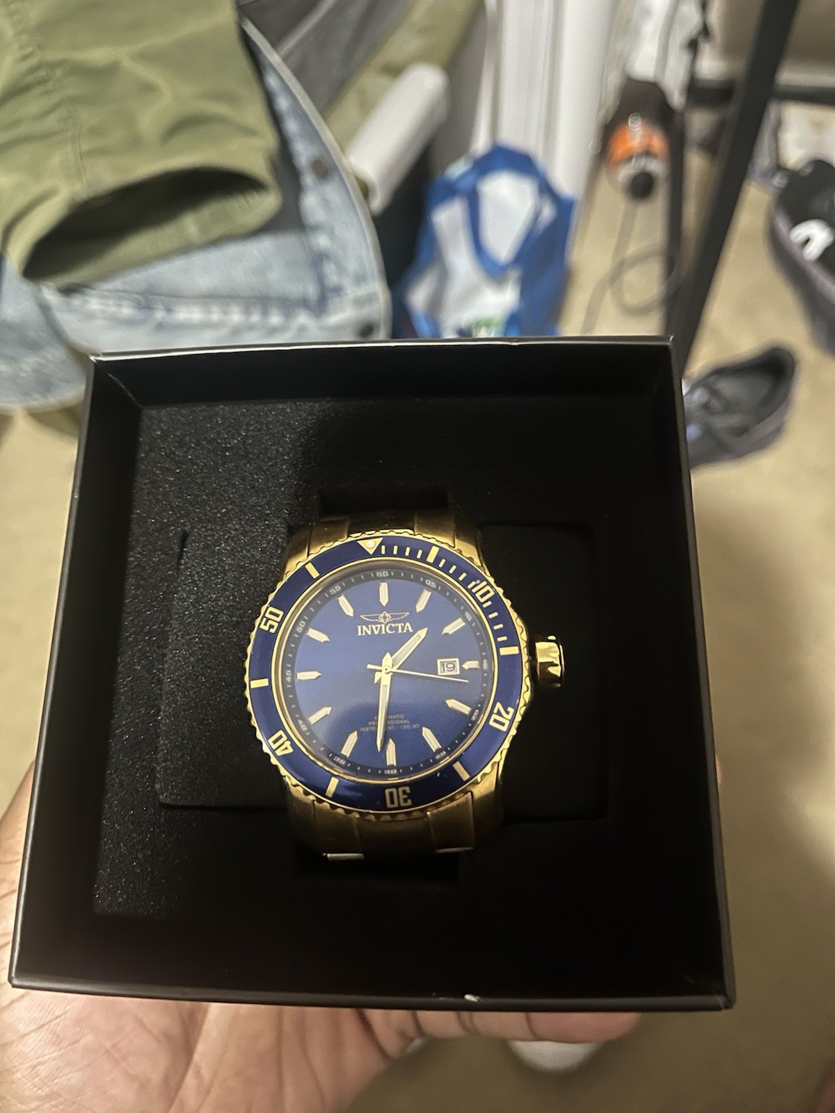 Gold Invicta Automatic Watch 30548