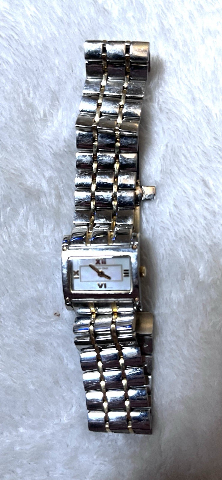 Anne Klein II Vintage Women’s Quartz Dress Watch White Dial Roman Two-Tone