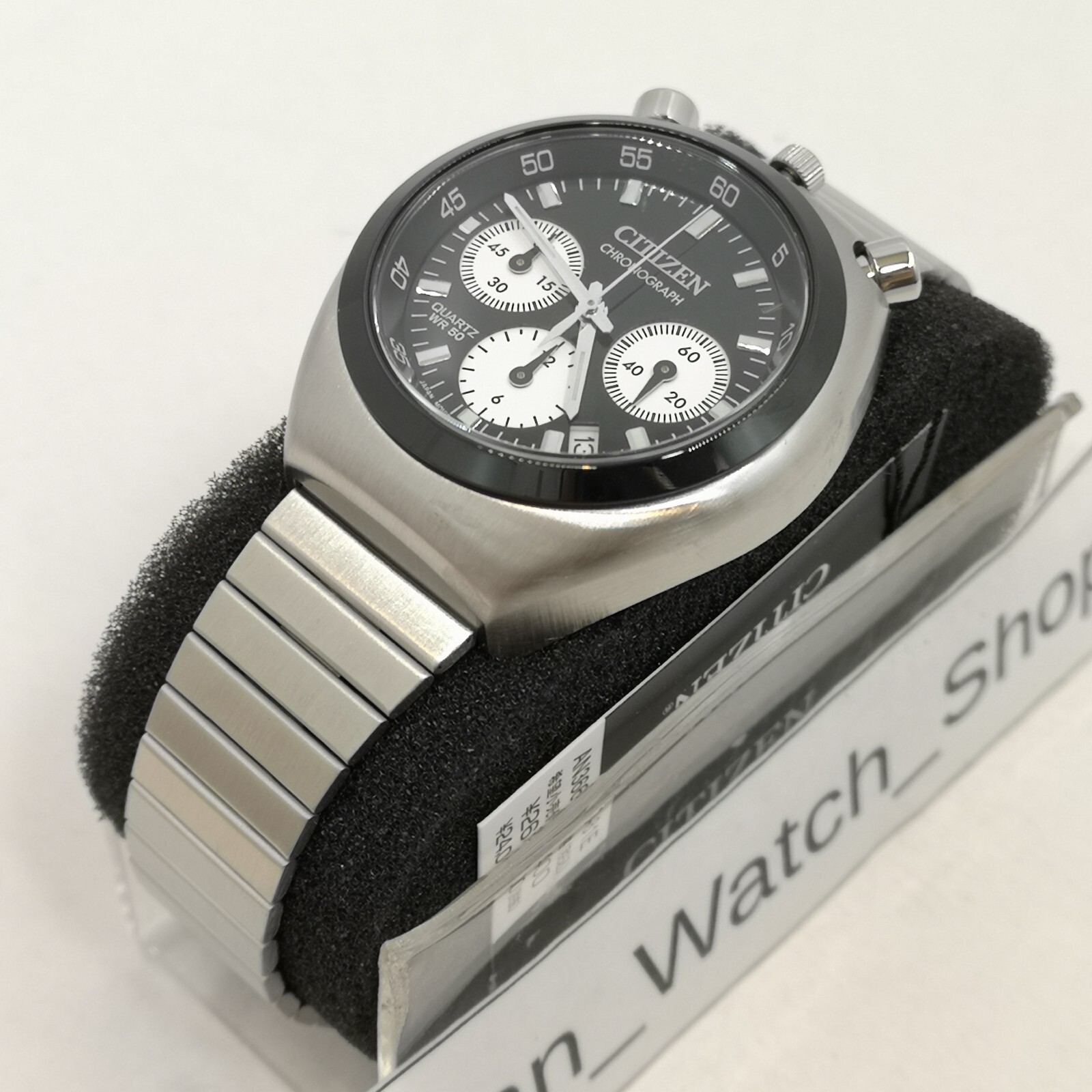 CITIZEN COLLECTION Record Tsuno Chrono AN3660-81E Black Men’s Watch New in Box