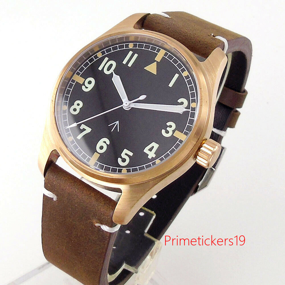 Tandorio CUSN8 Solid Bronze PT5000 NH35 20ATM Automatic Diver Men Watch Lum Dial