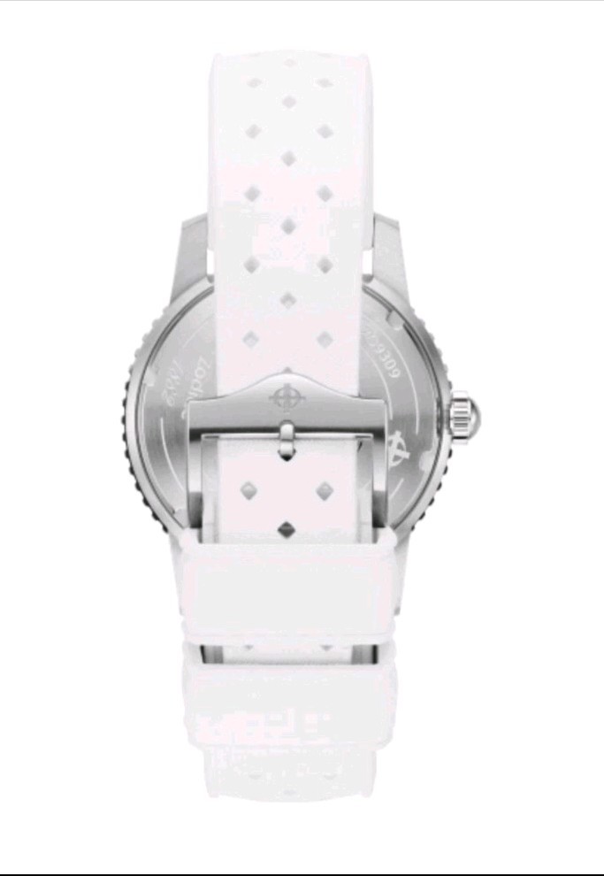 Zodiac Super Sea Wolf Automatic Diver 40mm White/Green Sapphire